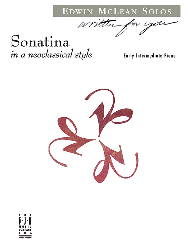 Sonatina in a Neoclassical style Cover Image