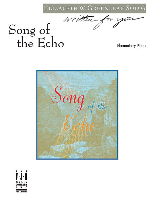 Song of the Echo Sheet Music Preview