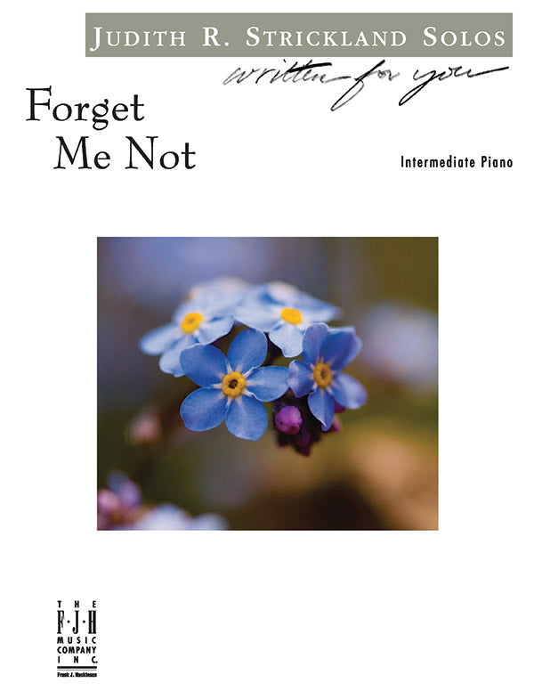 Forget Me Not Sheet Music Preview