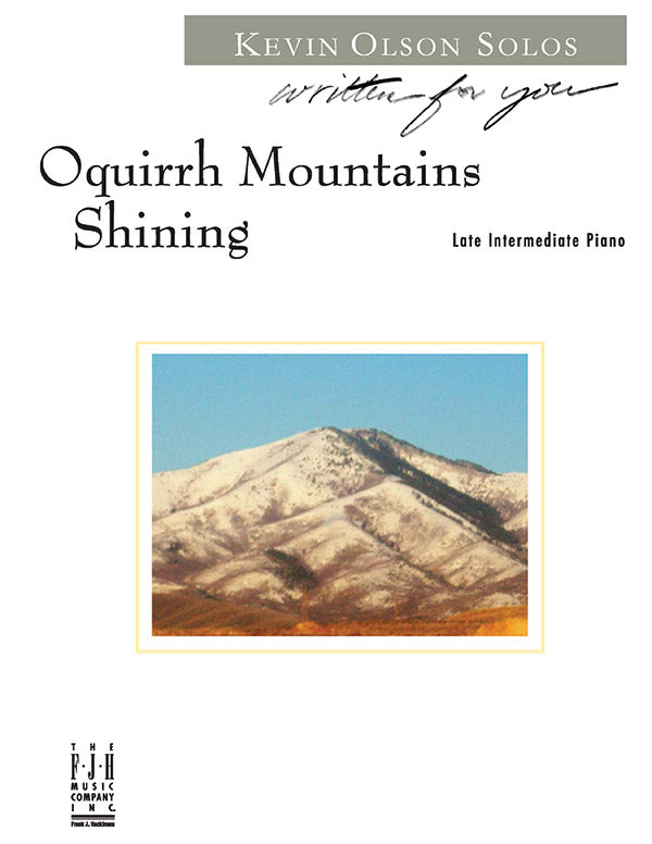 Oquirrh Mountains Shining Sheet Music Preview