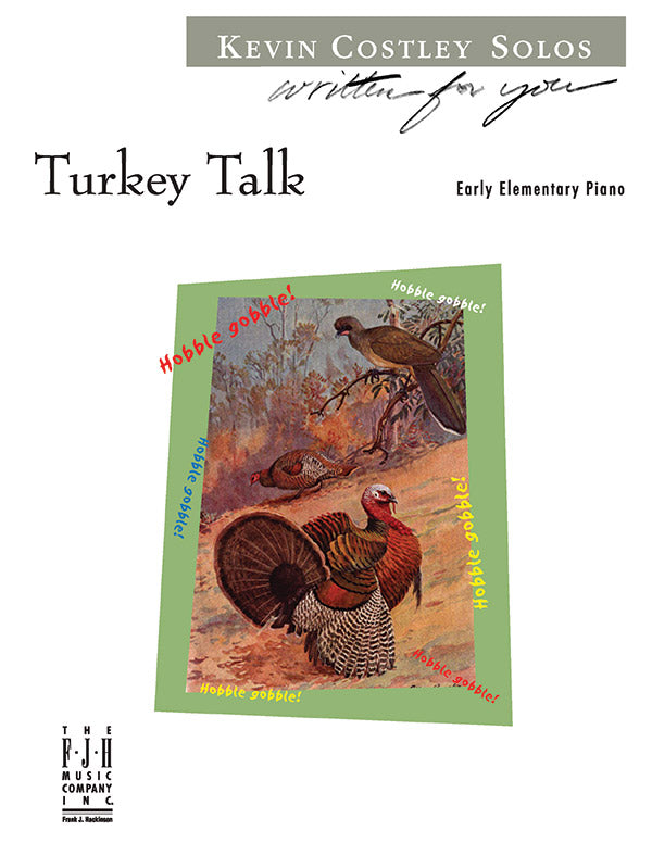 Turkey Talk Sheet Music Preview
