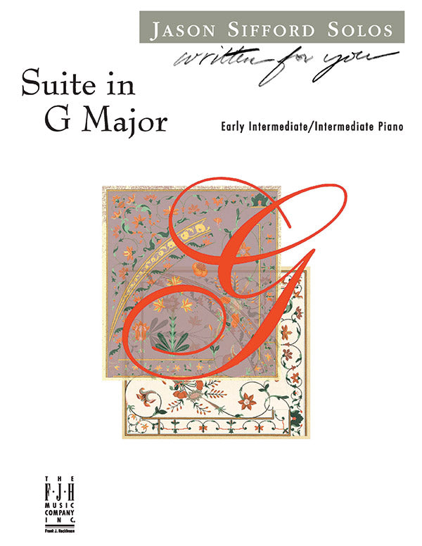 Suite in G Major Sheet Music Preview