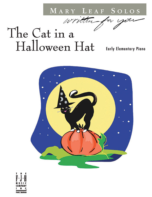 The Cat in a Halloween Hat Sheet Music Preview