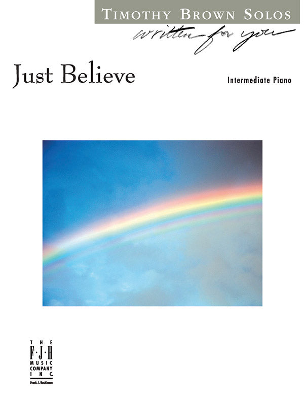 Just Believe Sheet Music Preview