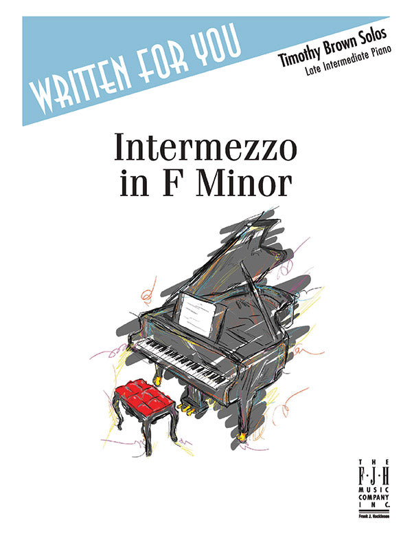 Intermezzo in F Minor Sheet Music Preview