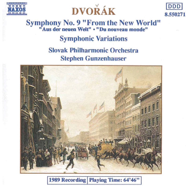 Symphony No. 9 / Symphonic Variations Cover Image