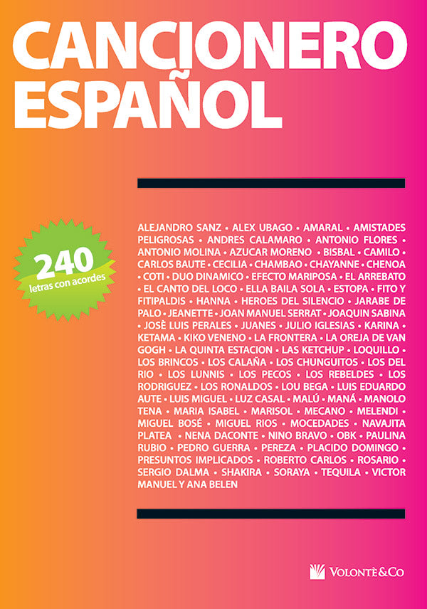 Cancionero Español Cover Image
