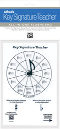 Alfred's Key Signature Teacher: All-In-One Flashcard (White) Cover Image
