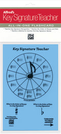 Alfred's Key Signature Teacher: All-In-One Flashcard (Blue) Cover Image