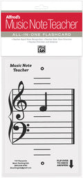 Alfred's Music Note Teacher: All-In-One Flashcard (White) Cover Image