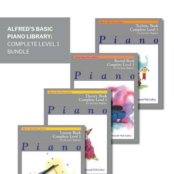 Alfred's Basic Piano Library: Complete Level 1 Bundle