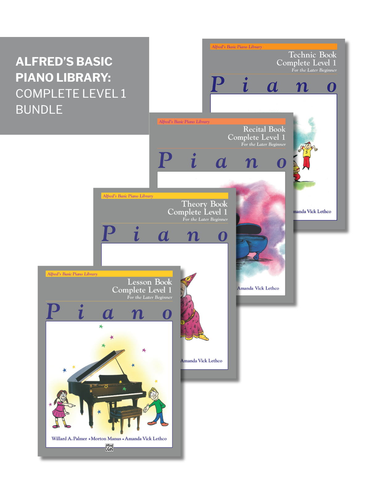 Alfred's Basic Piano Library: Complete Level 1 Bundle