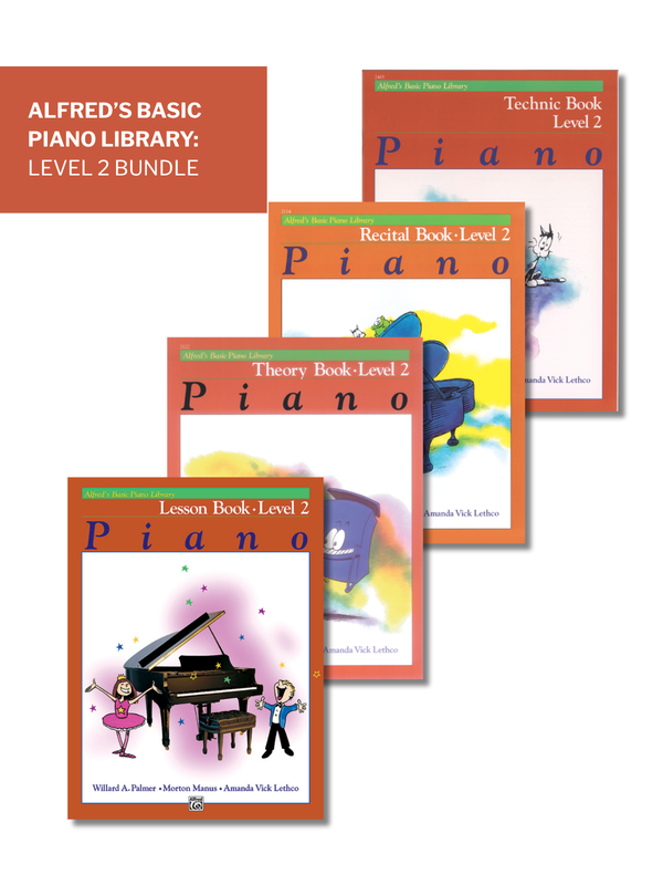 Alfred's Basic Piano Library: Level 2 Bundle