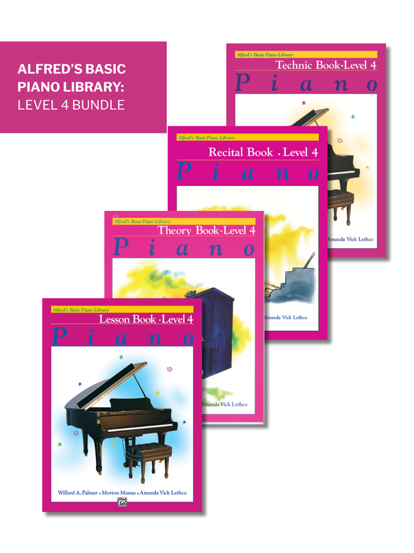Alfred's Basic Piano Library: Level 4 Bundle