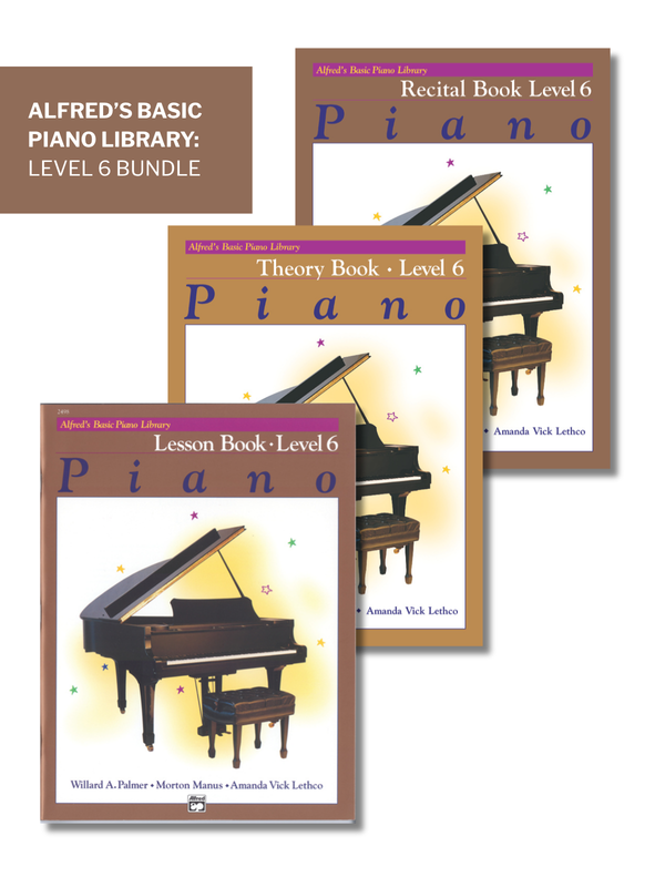 Alfred's Basic Piano Library: Level 6 Bundle
