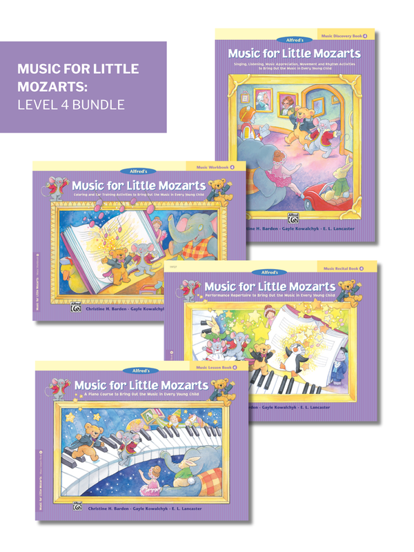 Music for Little Mozarts: Level 4 Bundle